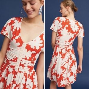 ANTHROPOLOGIE Maeve Summer Breeze Floral Dress S